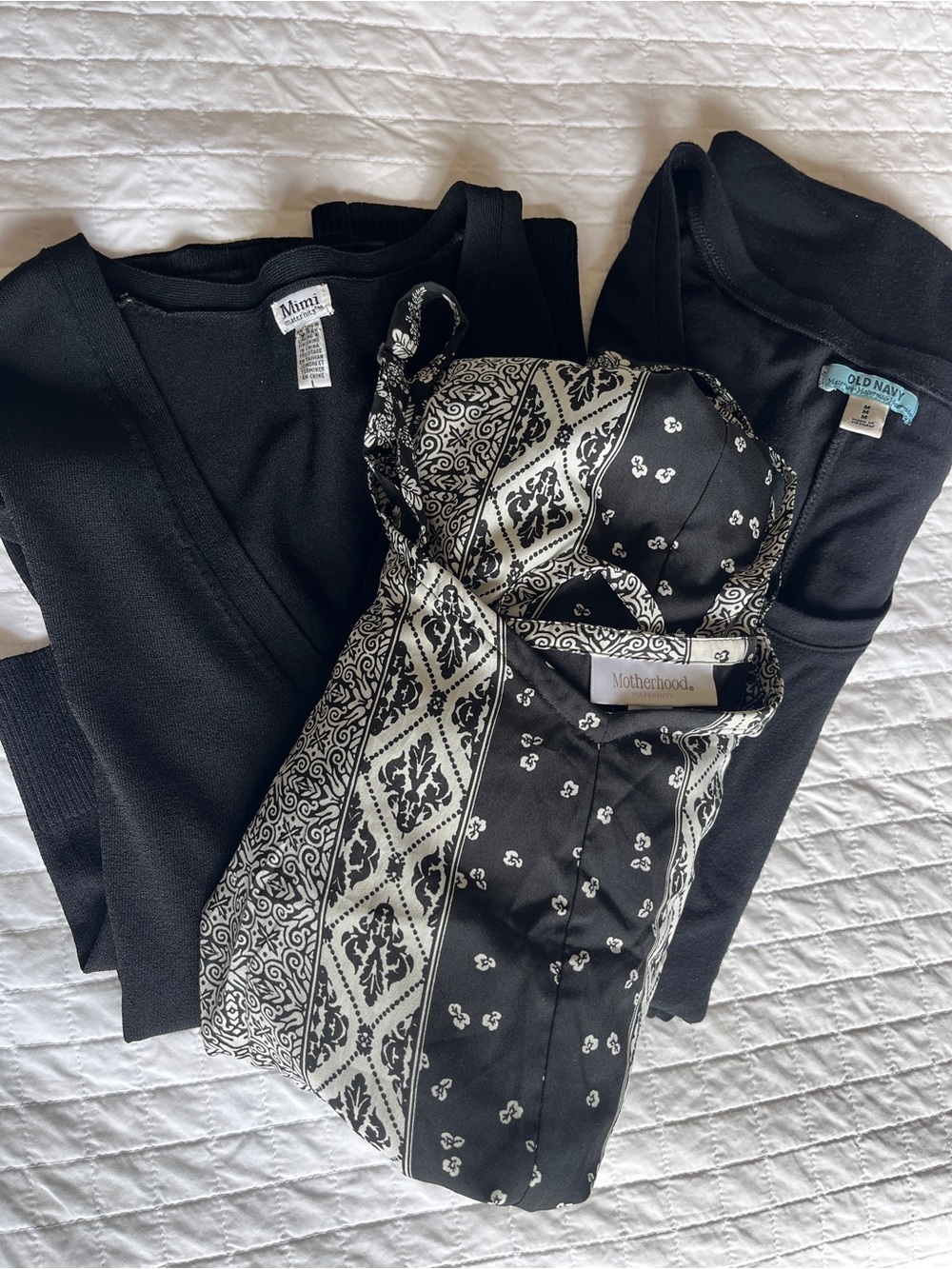 Maternity Capsule Wardrobe Bundle (3 Pc) | Maxi Dress+Cami Dress+Cardigan | Chic